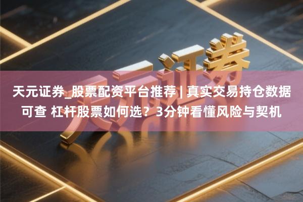 天元证券_股票配资平台推荐 | 真实交易持仓数据可查 杠杆股票如何选？3分钟看懂风险与契机